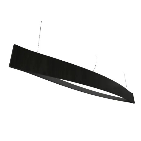 Wooden decorative luminaire with contemporary, timeless design in natural wood veneer or Italian lacquer finish. Proudly made in Brazil, combining high-end technology and the irreplaceable manual finishing. Collection: Clean Designer: Studio Accord Finish: Charcoal Width: 7.87" Height: 7.09" Length: 74.80" Weight: 14.02 lb Wire: 118" Maximum Wattage: 56.00 W Light Source: LED Light Output: 3850.00 lm Delivered Lumens: 3850.00 lm Color Temperature: 3000 K CRI: 90 Rated Average Life: 50,000 Voltage: 120.00 V Material: Wood veneer, MDF Country of Origin: Brazil Safety Listing: UL Safety Rating: Damp Connection: Hard Wired LED Manufacturer Warranty: 5 Years