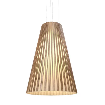 Living Hinges One Light Pendant in American Walnut