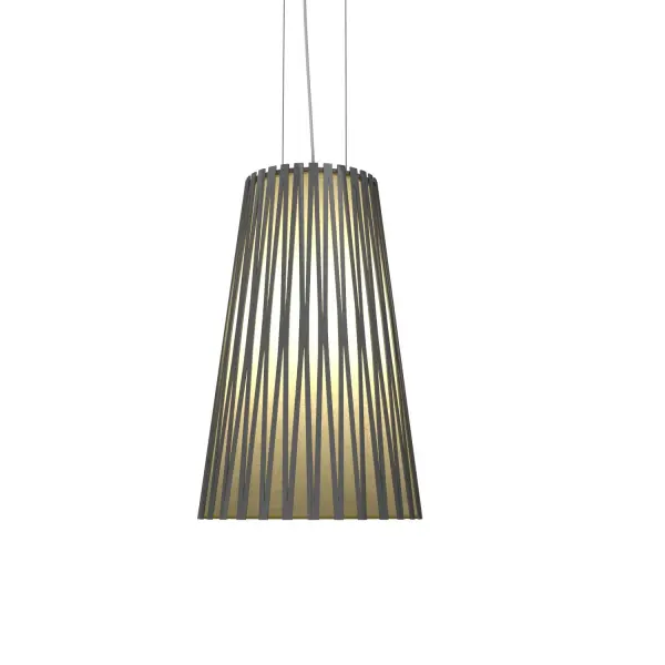 Living Hinges Pendant Light in Organic Grey