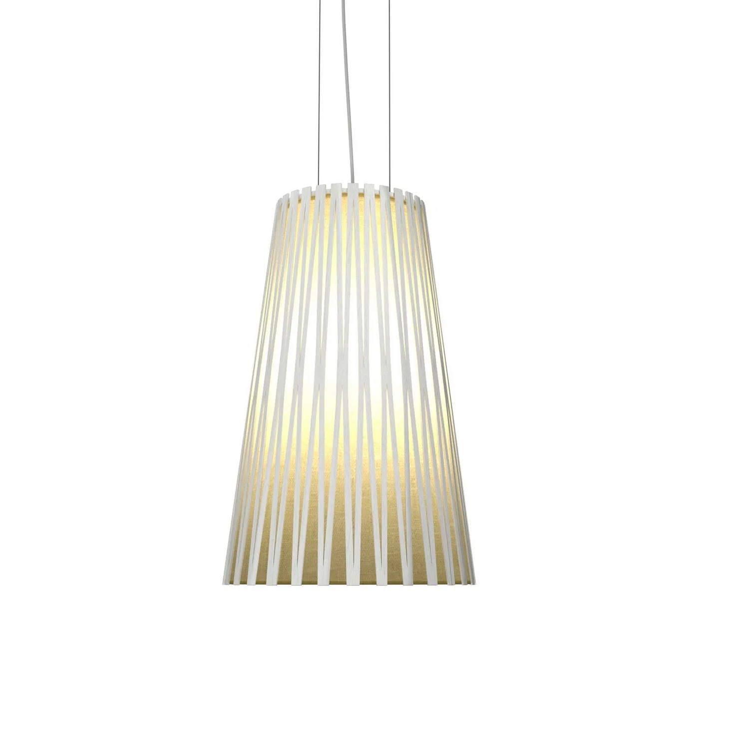 Living Hinges Organic White Pendant Light