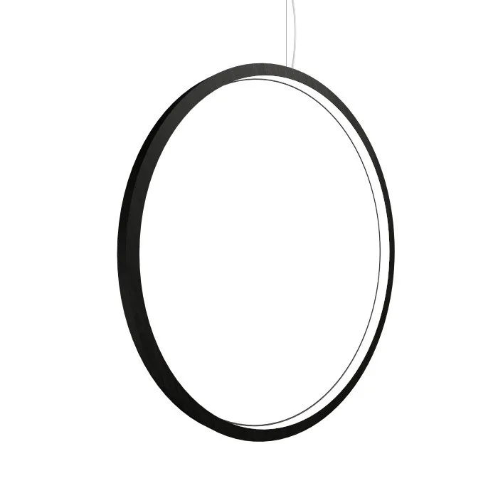 Frame LED Pendant in Charcoal