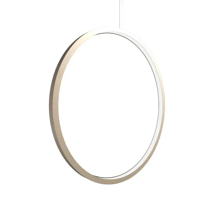 Frame LED Pendant in Organic Cappuccino