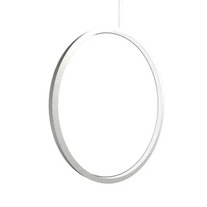 Frame LED Pendant in Organic White