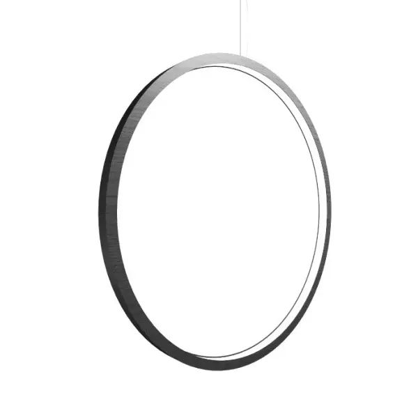 The Frame LED Pendant offers contemporary design with energy-efficient integrated LED technology. Its compact profile and organic grey finish make it ideal for modern spaces requiring focused task lighting.