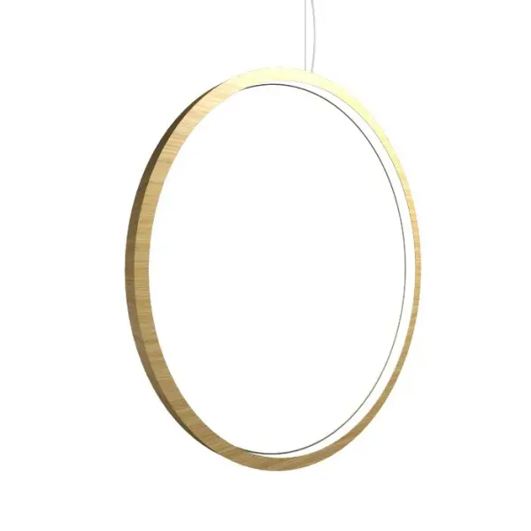 The Frame LED Pendant offers modern minimalist design with energy-efficient integrated LED technology. Its compact profile and neutral sand finish make it versatile for various contemporary spaces.