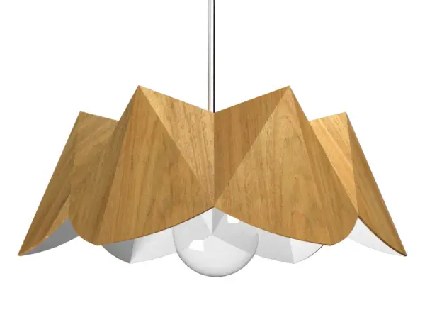Wooden decorative luminaire with contemporary, timeless design in natural wood veneer or Italian lacquer finish. Proudly made in Brazil, combining high-end technology and the irreplaceable manual finishing. Collection: Physalis Designer: Studio Accord Finish: Louro Freijo Width: 8.07" Height: 6.69" Length: 62.99" Weight: 7.72 lb Wire: 118" Number of Bulbs: 1 Maximum Wattage: 25.00 W Bulb Type: A19 Bulb Base: E26 Light Source: LED Delivered Lumens: 2831.00 lm CRI: 90 Voltage: 120.00 V Material: Wood veneer, MDF Country of Origin: Brazil Safety Listing: UL Safety Rating: Damp Connection: Hard Wired LED Manufacturer Warranty: 5 Years Spec Sheet Instructions