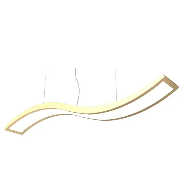 Wooden decorative luminaire with contemporary, timeless design in natural wood veneer or Italian lacquer finish. Proudly made in Brazil, combining high-end technology and the irreplaceable manual finishing. Collection: Clean Designer: Studio Accord Finish: Maple Width: 14.96" Height: 30.31" Length: 62.99" Weight: 8.83 lb Wire: 118" Maximum Wattage: 48.40 W Bulb Type: LED Bulb Base: Integrated Light Source: LED Light Output: 2831.00 lm Delivered Lumens: 2831.00 lm Color Temperature: 3000 K CRI: 90 Rated Average Life: 50,000 Voltage: 120.00 V Material: Wood veneer, MDF Country of Origin: Brazil Safety Listing: UL Safety Rating: Damp Connection: Hard Wired LED Manufacturer Warranty: 5 Years Spec Sheet Instructions