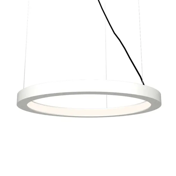 The Frame LED Pendant delivers modern sophistication in a compact form. Its Organic White finish and integrated LED technology make it ideal for contemporary spaces requiring focused task lighting or accent illumination.