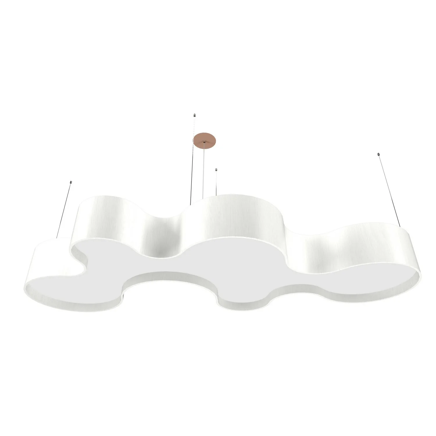 Organic LED Pendant in Organic White