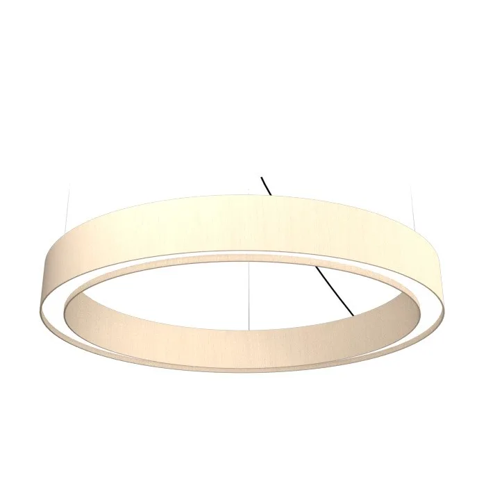 Cylindrical LED Pendant in Organic Cappuccino