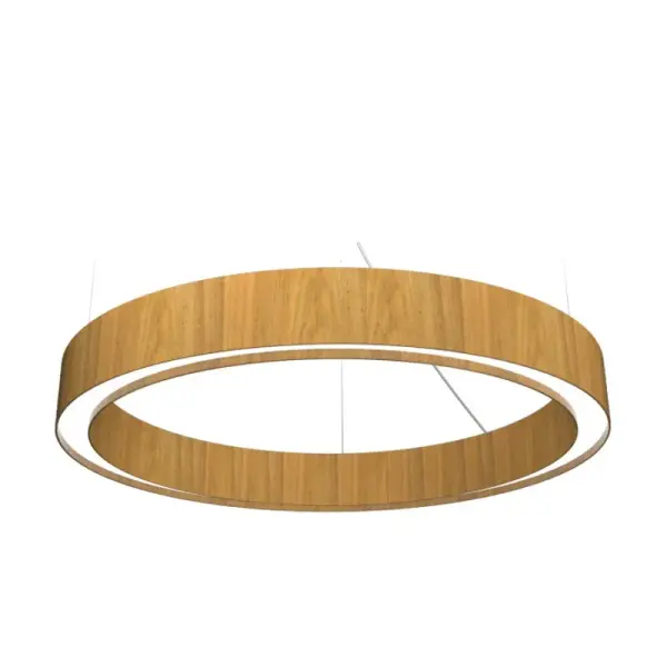 Wooden decorative luminaire with contemporary, timeless design in natural wood veneer or Italian lacquer finish. Proudly made in Brazil, combining high-end technology and the irreplaceable manual finishing. Collection: Cylindrical Designer: Studio Accord: Bruno Diego Felippe Finish: Louro Freijo Width: 31.50" Height: 4.72" Weight: 7.94 lb Wire: 118" Maximum Wattage: 28.80 W Bulb Type: LED Bulb Base: Integrated Light Source: LED Light Output: 1025.00 lm Delivered Lumens: 1148.00 lm Color Temperature: 3000 K CRI: 90 Rated Average Life: 50,000 Voltage: 120.00 V Material: Wood veneer, MDF Country of Origin: Brazil Safety Listing: UL Safety Rating: Damp Connection: Hard Wired LED Manufacturer Warranty: 5 Years Spec Sheet Instructions