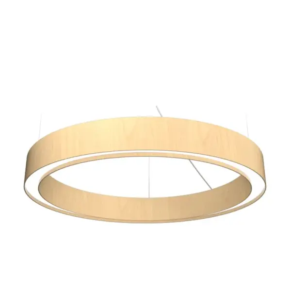 Wooden decorative luminaire with contemporary, timeless design in natural wood veneer or Italian lacquer finish. Proudly made in Brazil, combining high-end technology and the irreplaceable manual finishing. Collection: Cylindrical Designer: Studio Accord: Bruno Diego Felippe Finish: Maple Width: 35.43" Height: 4.72" Weight: 9.02 lb Wire: 118" Maximum Wattage: 32.30 W Bulb Type: LED Bulb Base: Integrated Light Source: LED Light Output: 1148.00 lm Delivered Lumens: 1287.00 lm Color Temperature: 3000 K CRI: 90 Rated Average Life: 50,000 Voltage: 120.00 V Material: Wood veneer, MDF Country of Origin: Brazil Safety Listing: UL Safety Rating: Damp Connection: Hard Wired LED Manufacturer Warranty: 5 Years Spec Sheet Instructions