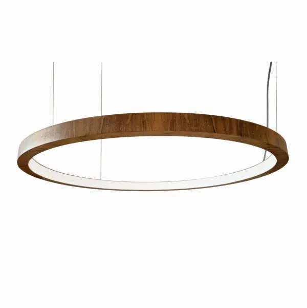 Wooden decorative luminaire with contemporary, timeless design in natural wood veneer or Italian lacquer finish. Proudly made in Brazil, combining high-end technology and the irreplaceable manual finishing. Collection: Frame Designer: Studio Accord: Bruno Diego Felippe Finish: Imbuia Width: 15.75" Height: 1.18" Length: 1.18" Weight: 5.73 lb Wire: 118" Maximum Wattage: 15.00 W Bulb Type: LED Bulb Base: Integrated Light Source: LED Light Output: 876.00 lm Delivered Lumens: 876.00 lm Color Temperature: 3000 K CRI: 90 Rated Average Life: 50,000 Voltage: 120.00 V Material: Wood veneer, MDF, Metal Country of Origin: Brazil Safety Listing: UL Safety Rating: Damp Connection: Hard Wired LED Manufacturer Warranty: 5 Years Spec Sheet Instructions