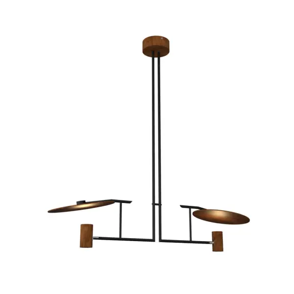 Wooden decorative luminaire with contemporary, timeless design in natural wood veneer or Italian lacquer finish. Proudly made in Brazil, combining high-end technology and the irreplaceable manual finishing. Collection: Dot Designer: Studio Accord: Bruno Diego Felippe Finish: Imbuia Width: 11.81" Height: 43.70" Length: 42.52" Weight: 16.31 lb Wire: 118" Number of Bulbs: 1 Maximum Wattage: 25.00 W Bulb Type: A19 Bulb Base: E26 Light Source: LED CRI: 90 Voltage: 120.00 V Material: Wood veneer, MDF Country of Origin: Brazil Safety Listing: UL Safety Rating: Damp Connection: Hard Wired LED Manufacturer Warranty: 5 Years Spec Sheet Instructions