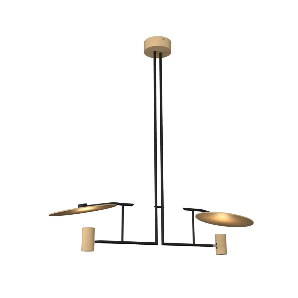 Dot One Light Pendant in Maple