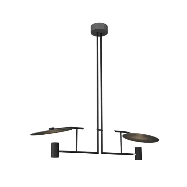 Dot One Light Pendant in Organic Grey
