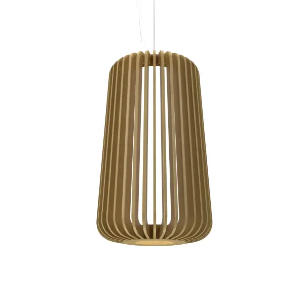 Stecche di Legno Organic Gold Pendant Light