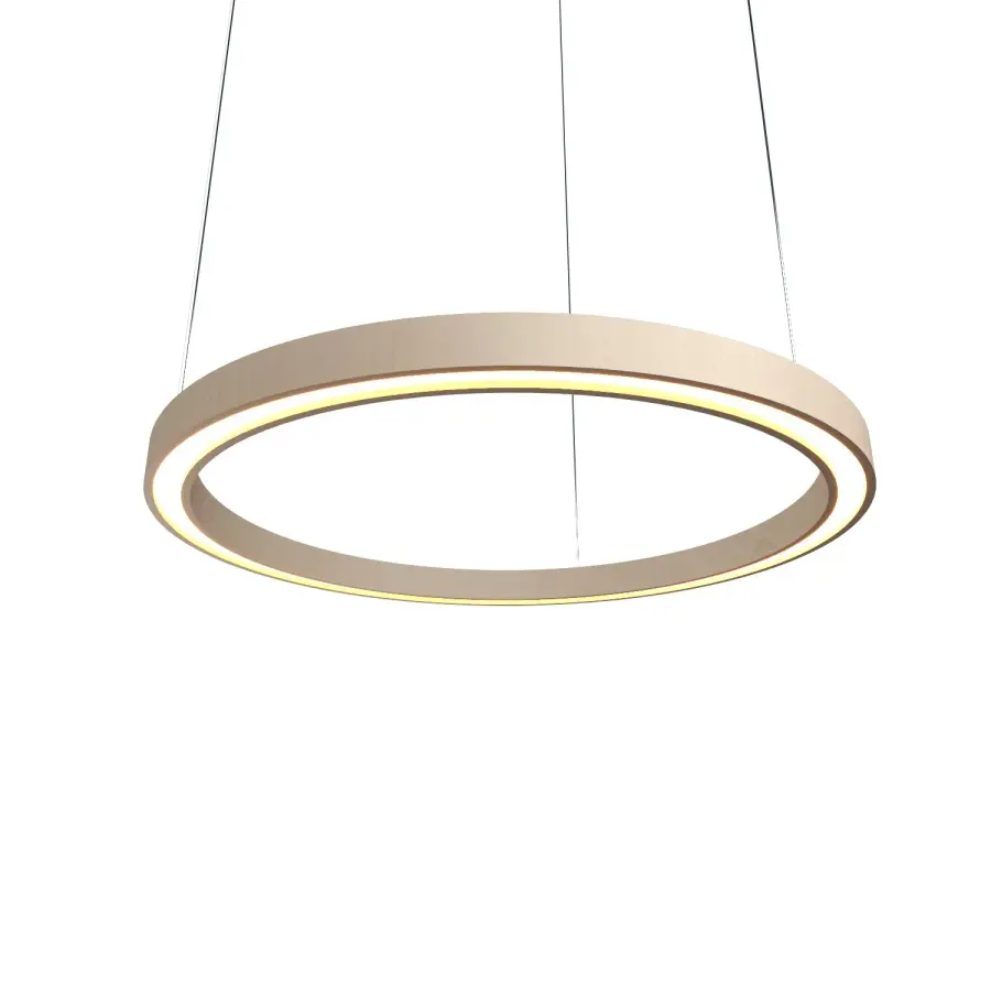 Frame LED Pendant in Organic Cappuccino