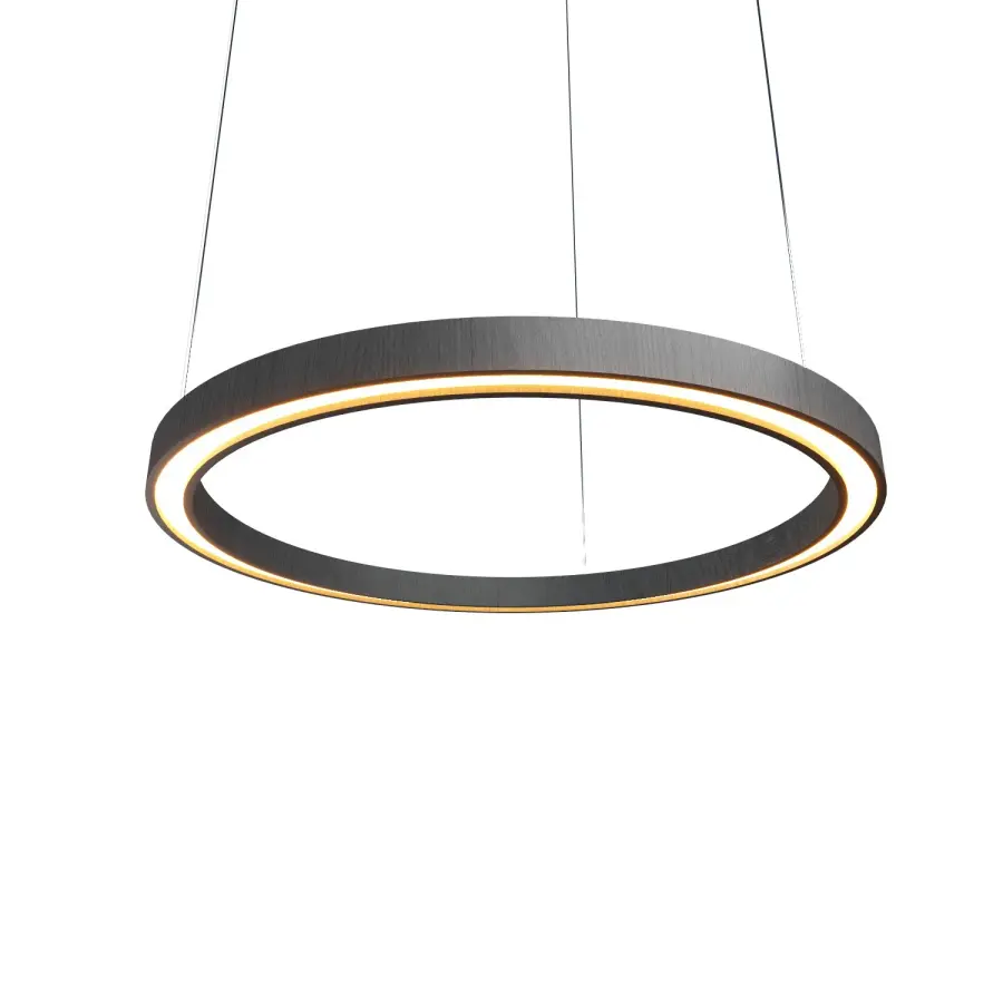 Frame LED Pendant in Organic Grey