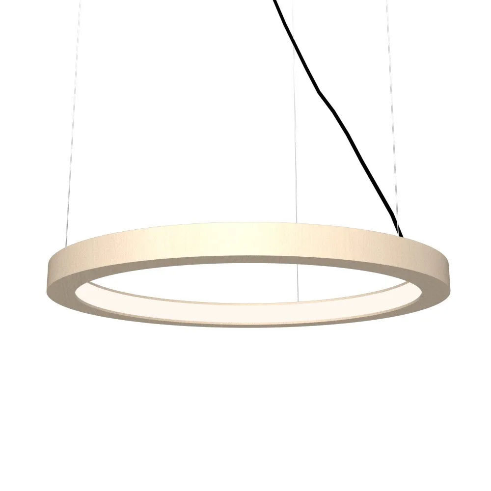 Frame LED Pendant in Organic Cappuccino