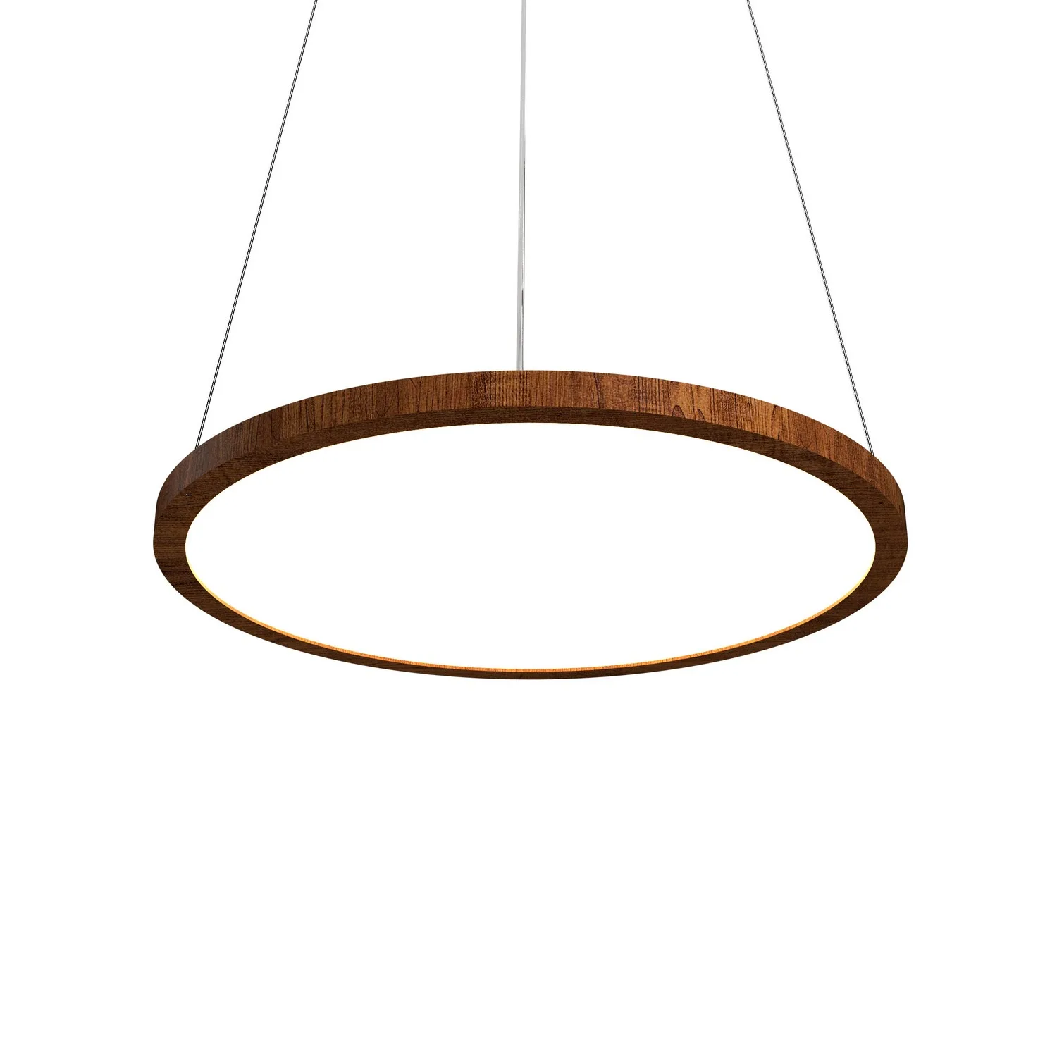 Naia LED Pendant in Imbuia