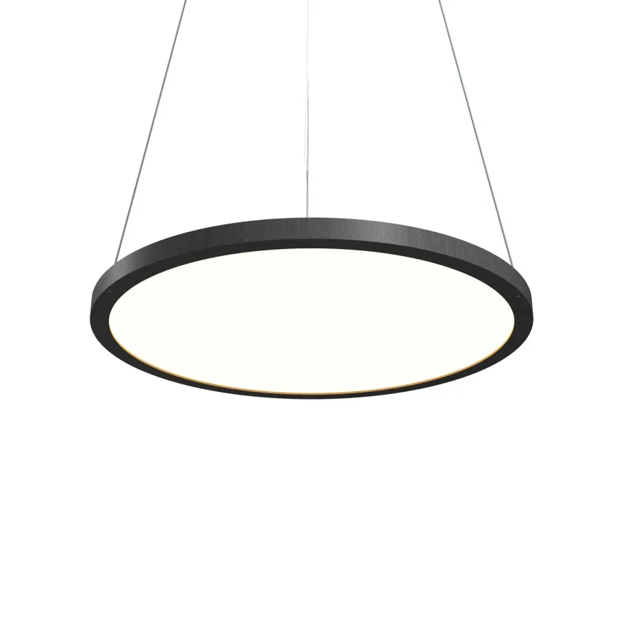 Naia LED Pendant in Organic Grey