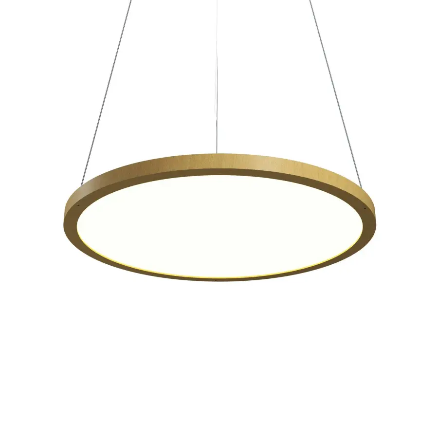Naia LED Pendant in Organic Gold