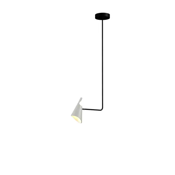 Balance Four Light Pendant in Organic White