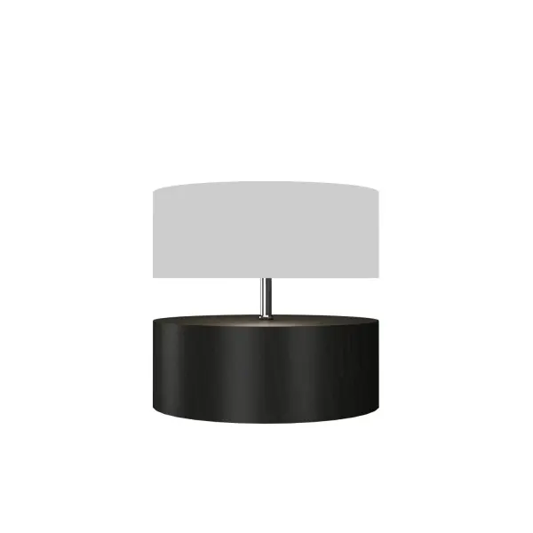 This contemporary table lamp features a sleek cylindrical silhouette in an organic black finish. At 17.72 inches tall, it provides focused ambient lighting perfect for bedside tables, desks, or accent surfaces.