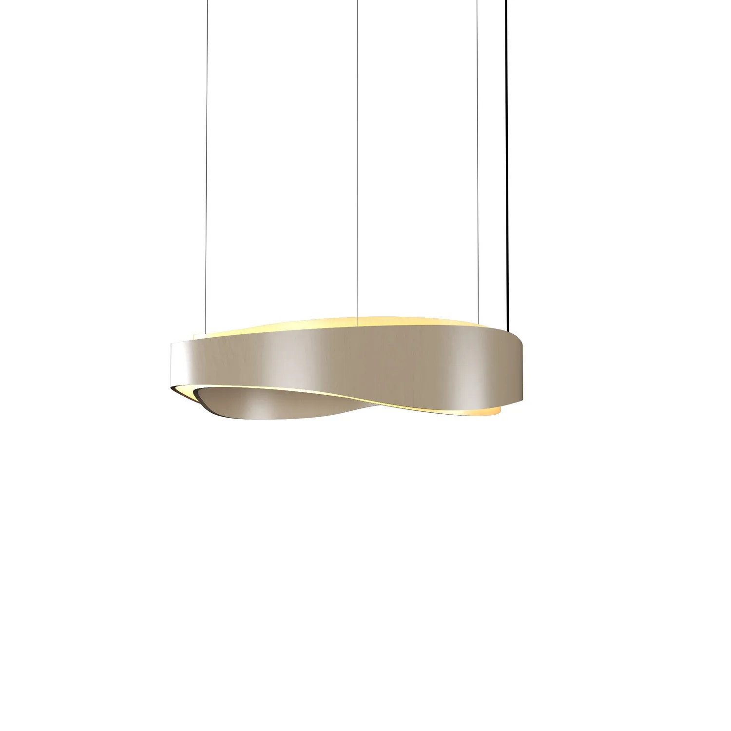 Horizon LED Pendant in Organic Cappuccino