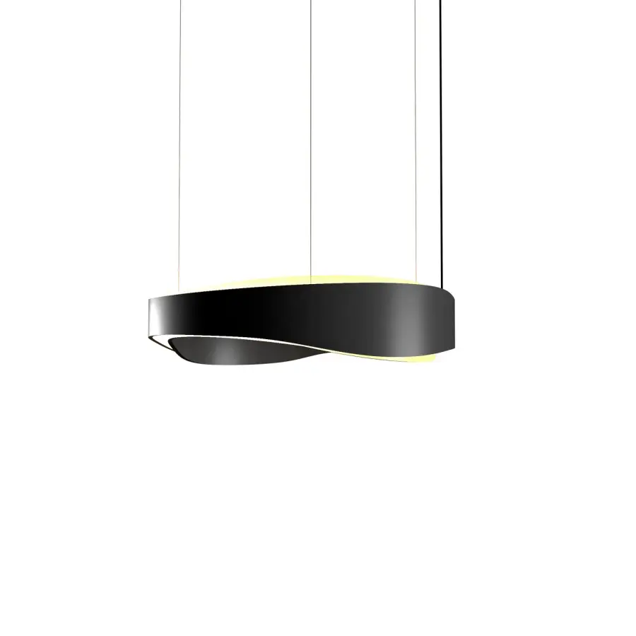 Horizon LED Pendant in Organic Grey
