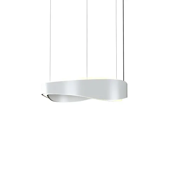 Horizon LED Pendant in Organic White