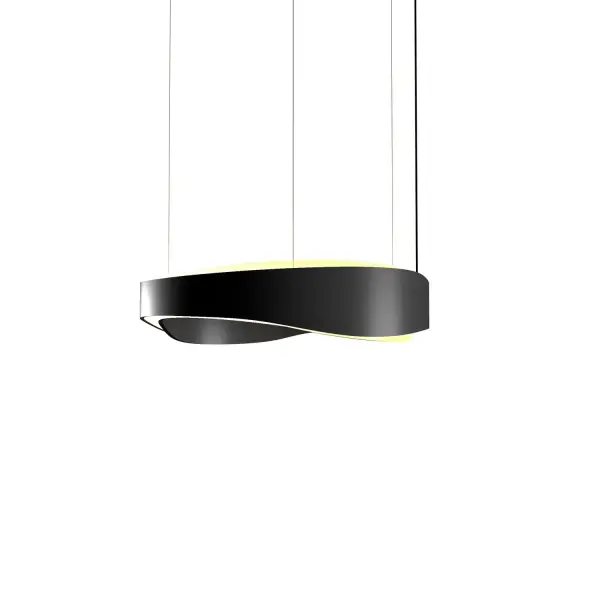 Horizon LED Pendant in Organic Grey