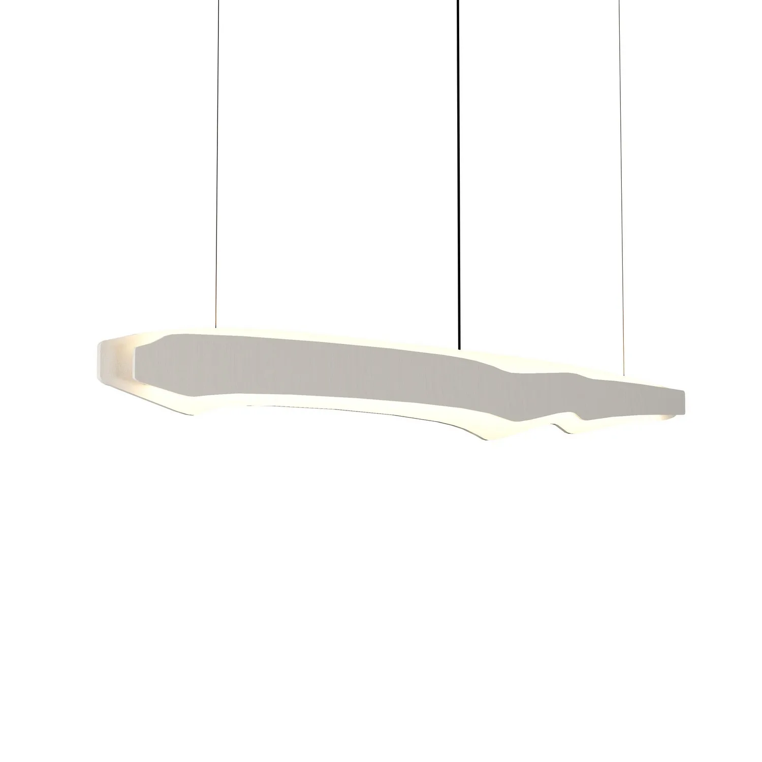 Horizon LED Pendant in Organic White