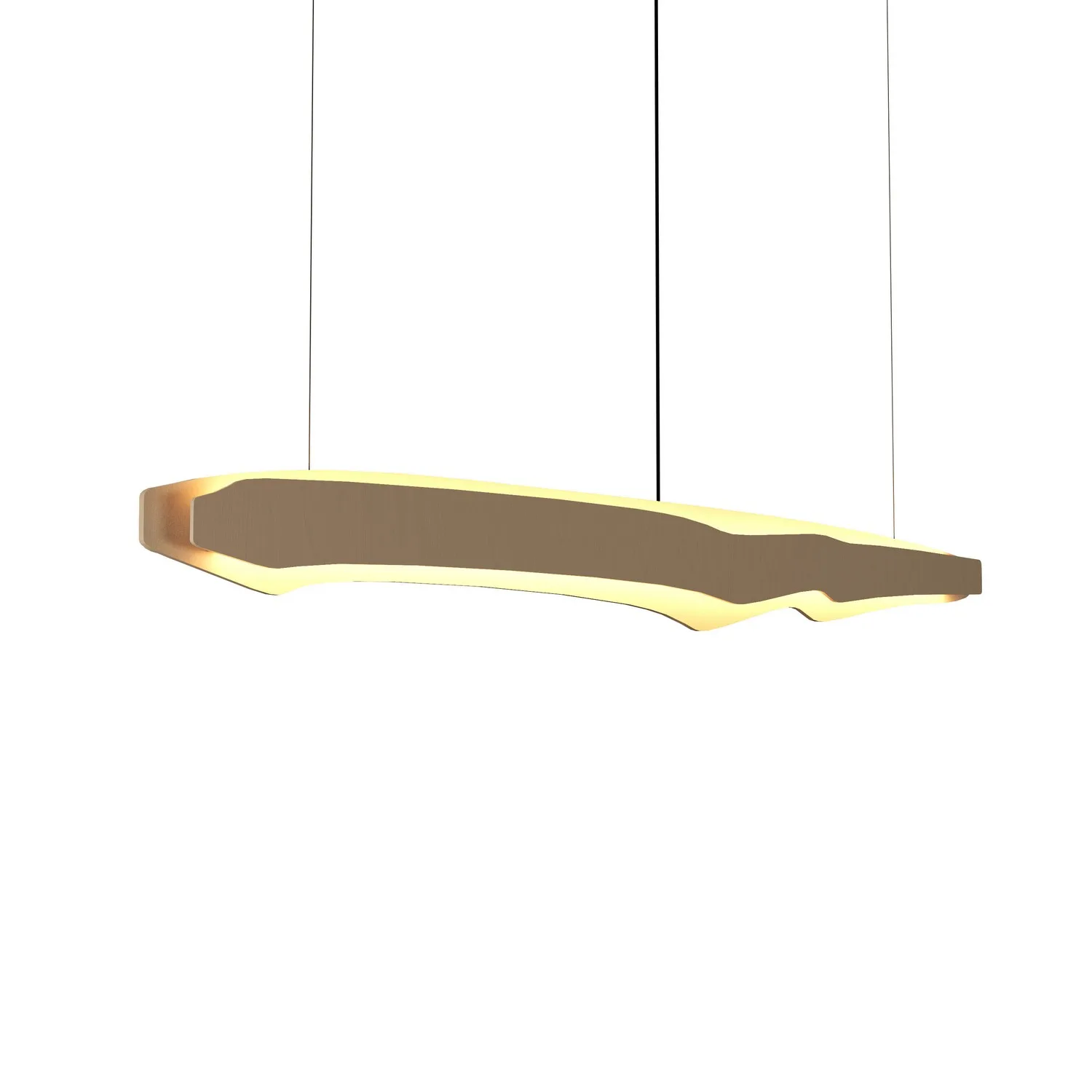 Horizon LED Pendant in Organic Cappuccino