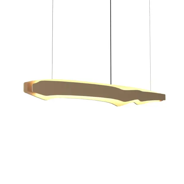 Horizon LED Pendant in Organic Cappuccino