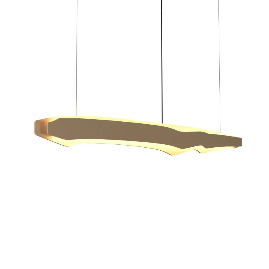 Horizon LED Pendant in Organic Cappuccino