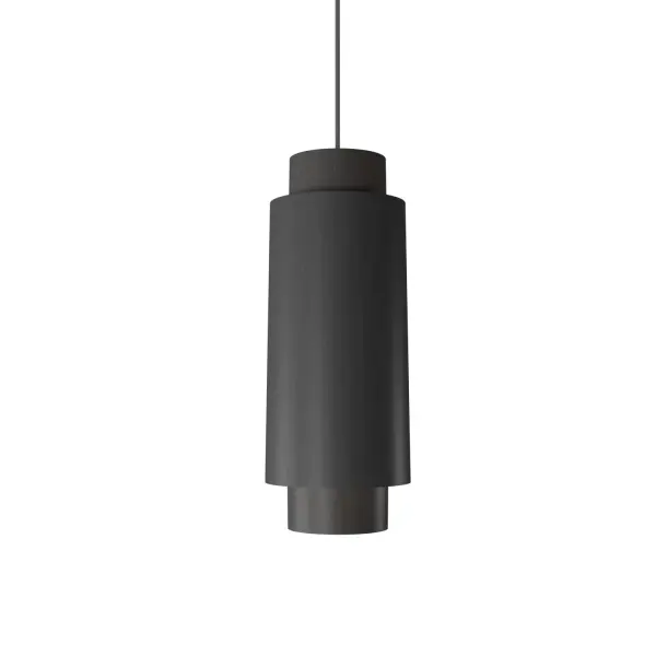 The Cylindrical Pendant offers minimalist design with a sophisticated organic grey finish. Its compact 19.69-inch height makes it ideal for kitchen islands, dining areas, and smaller spaces seeking modern elegance.