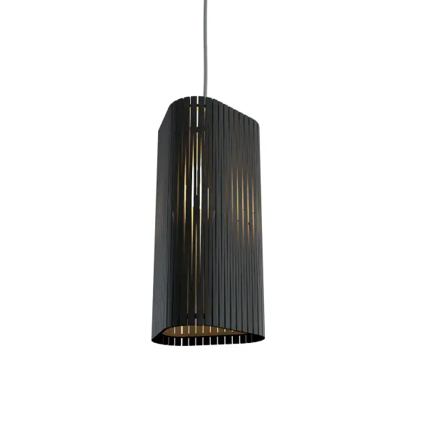 The Living Hinges pendant brings an artistic, organic aesthetic to modern spaces. Its compact 11.81-inch height and distinctive hinged design create visual interest while maintaining a refined, contemporary profile.