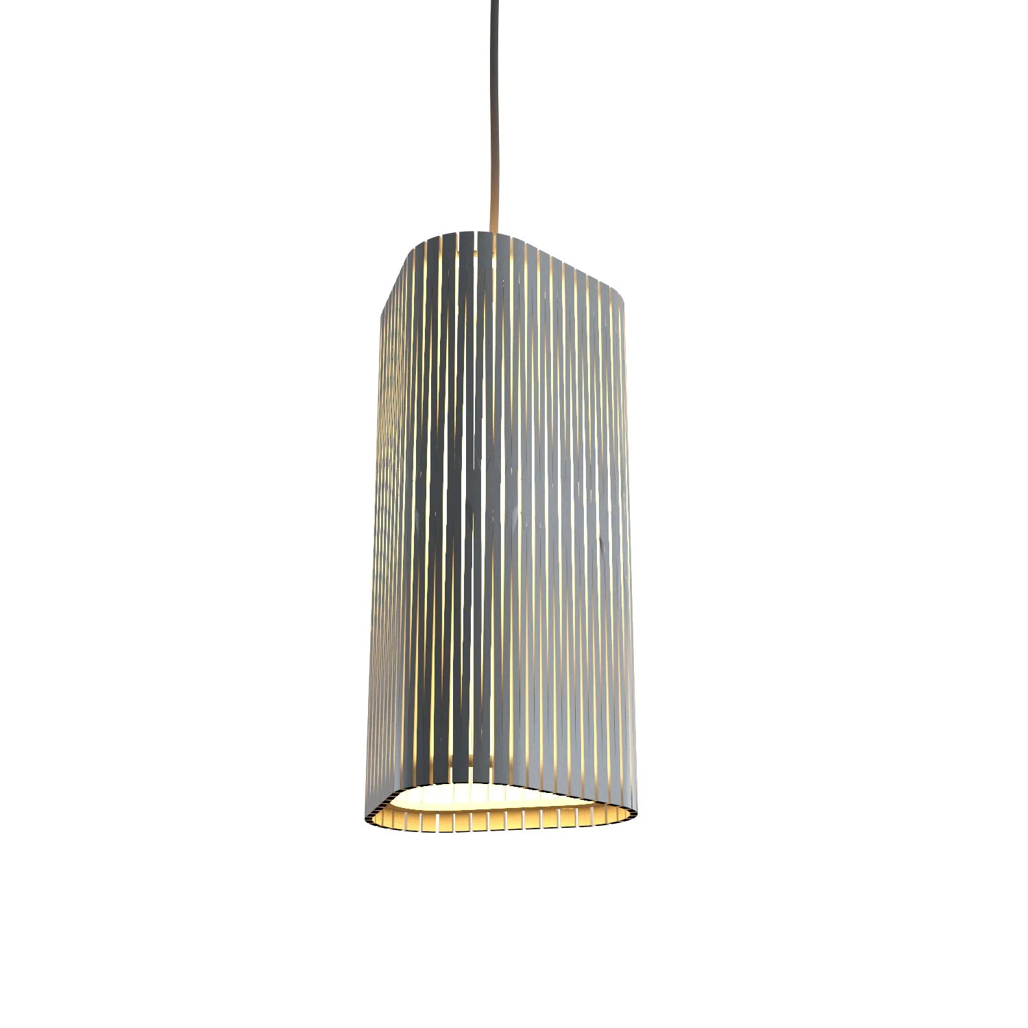 Living Hinges Organic White Pendant Light