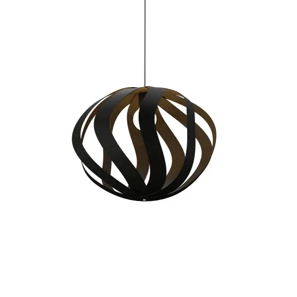 The Clean pendant delivers modern sophistication with its organic black finish and compact 17-inch profile. Perfect for contemporary spaces seeking understated elegance and focused task lighting.