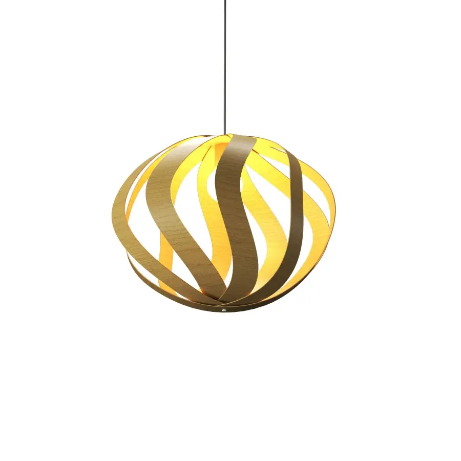 Clean One Light Pendant in Organic Gold