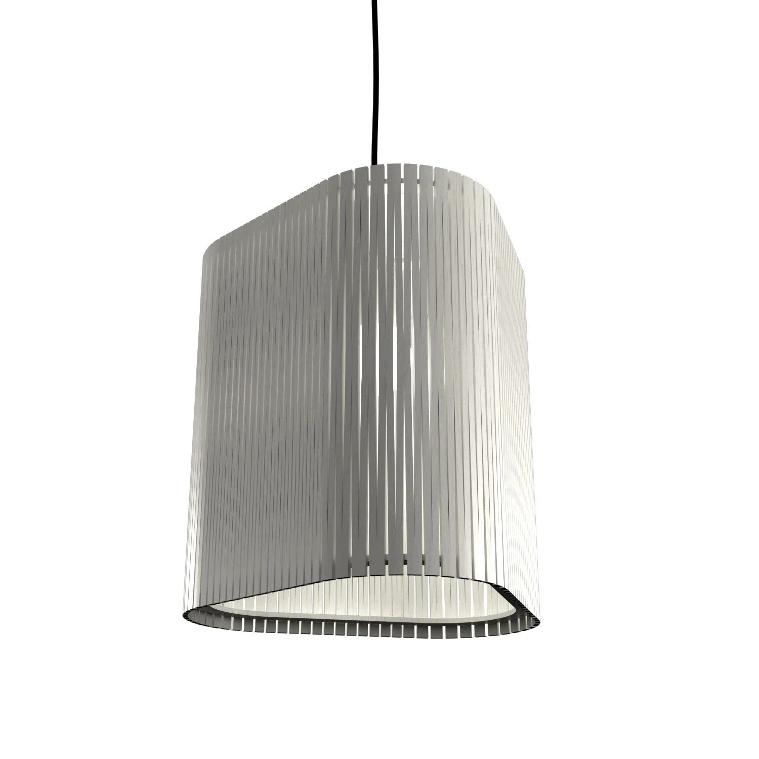 Living Hinges Organic White Pendant Light