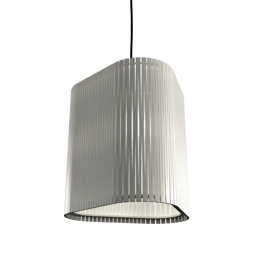 Living Hinges Organic White Pendant Light