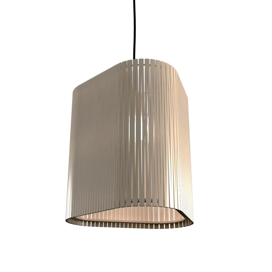 Living Hinges Organic Cappuccino Pendant Light