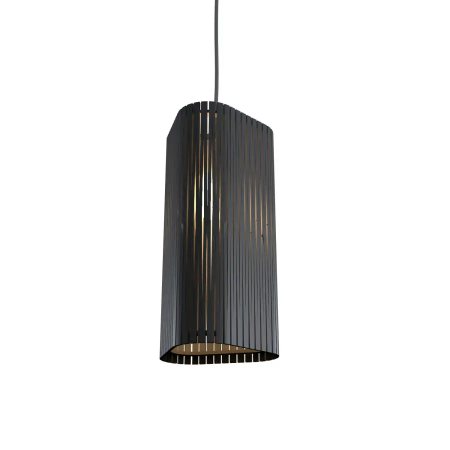 Living Hinges Pendant in Organic Grey