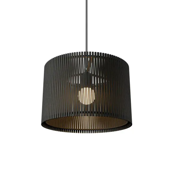The Living Hinges pendant brings organic modern sophistication to compact spaces with its distinctive black finish and sculptural form. At under 8 inches, it's perfectly sized for intimate settings and task lighting applications.