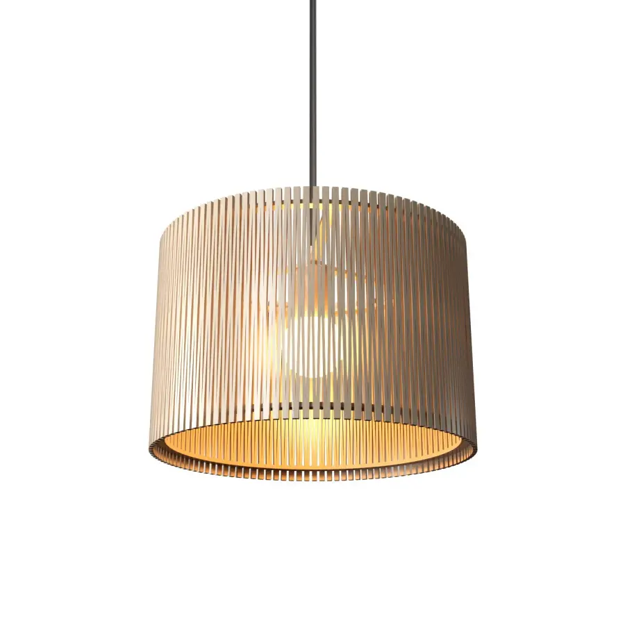 Living Hinges Organic Cappuccino Pendant Light