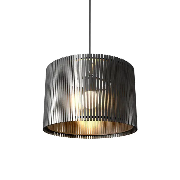 The Living Hinges pendant brings architectural interest to smaller spaces with its unique hinged design and soft organic grey finish. At under 9 inches, it's perfectly scaled for intimate areas.