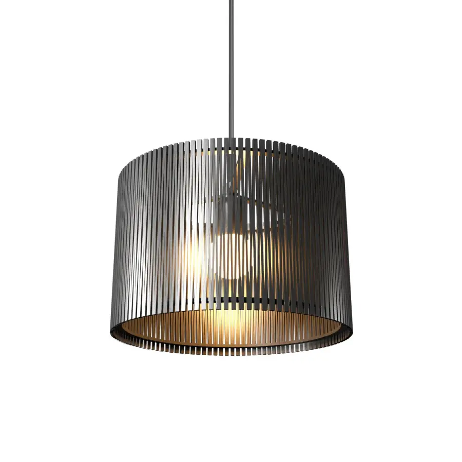 Living Hinges Organic Grey Pendant Light